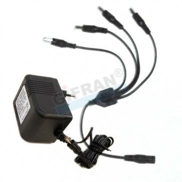 Alimentatore 4 uscite per telecamere di videosorveglianza