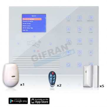 Centrale allarme wireless connessionen internet
