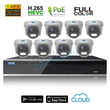 Miglior kit videosorveglianza 8 telecamere dome POE