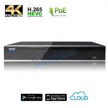 Videosorveglianza NVR IP Professionale 4K 16 canali poe