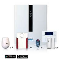 Kit Allarme wireless IP/4G/GSM senza fili Supervisionata 868 Mhz.