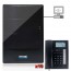 Centralino telefonico professionale 32 interni + 4 linee urbane completo di 10 telefoni professionali tipo panasonic